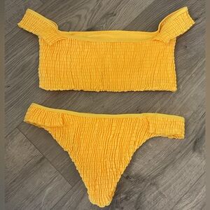 ZAFU SWIM Like NEW Truffle High  Rise Bikini.